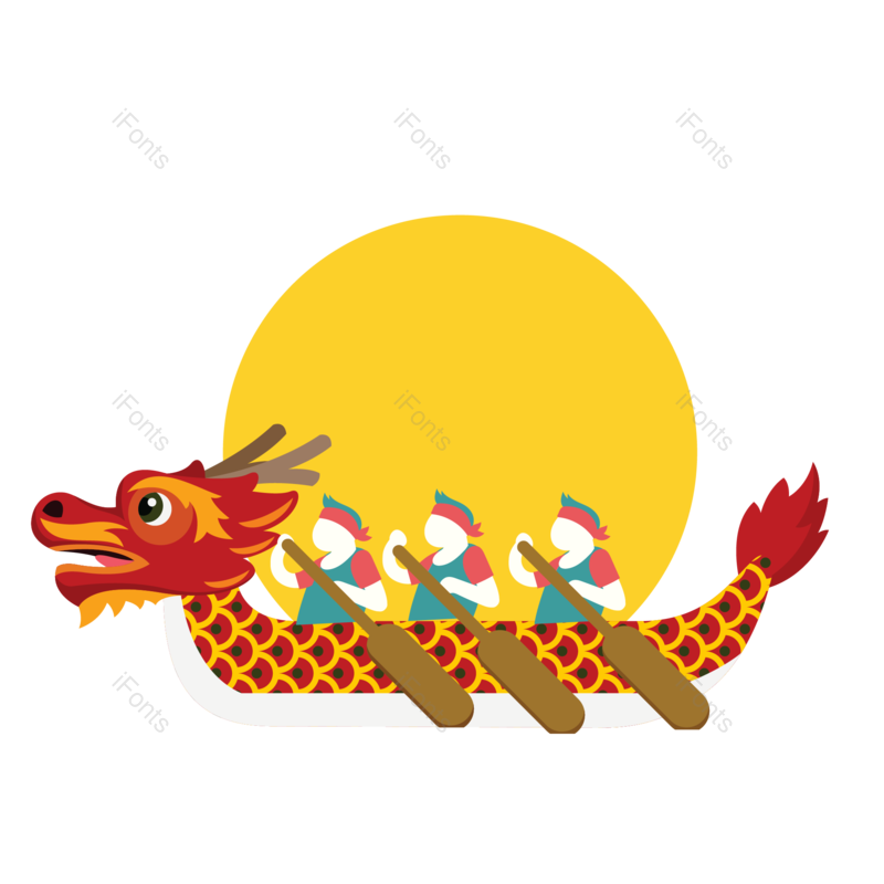 端午图片,节日元素,卡通PNG,比赛免抠素材